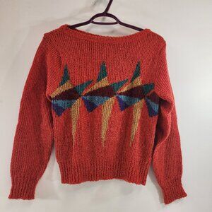 Vintage Fior de Paris Knit Womens Sweater Size Small